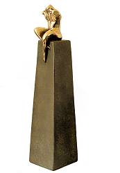 It's Lonely at the top I | model beeld in brons van Anton ter Braak koopt u nu online! ✓Hoogste kwaliteit ✓Veilig betalen ✓Gratis verzending