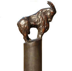 Steenbok | model beeld in brons van Anton ter Braak koopt u nu online! ✓Hoogste kwaliteit & service ✓Veilig betalen ✓Gratis verzending