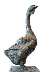 Afrikaanse gans | bronzen beeld van een vogel van Coba koster koopt u nu online! ✓Hoogste kwaliteit ✓Veilig betalen ✓Gratis verzending