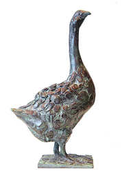 Kleine gans | bronzen beeld van een vogel van Coba koster koopt u nu online! ✓Hoogste kwaliteit & service ✓Veilig betalen ✓Gratis verzending