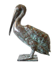 Pelikaan | bronzen beeld van een vogel van Coba koster koopt u nu online! ✓Hoogste kwaliteit & service ✓Veilig betalen ✓Gratis verzending