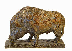 Wildzwijn II | bronzen beeld van een wild dier van Coba koster koopt u nu online! ✓Hoogste kwaliteit & service ✓Veilig betalen ✓Gratis verzending
