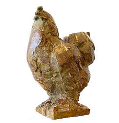 Molly | bronzen beeld van een kip van Coba koster koopt u nu online! ✓Hoogste kwaliteit & service ✓Veilig betalen ✓Gratis verzending