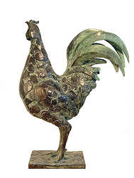 Haan I | bronzen beeld van een vogel van Coba koster koopt u nu online! ✓Hoogste kwaliteit & service ✓Veilig betalen ✓Gratis verzending