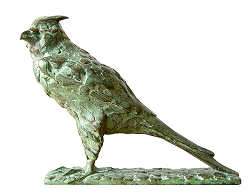 Prairie valkje | bronzen beeld van een roofvogel van Coba koster koopt u nu online! ✓Hoogste kwaliteit ✓Veilig betalen ✓Gratis verzending