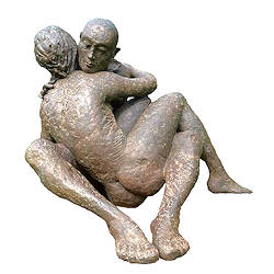 Innige omhelzing | model beeld in brons van Edward Vandaele koopt u nu online! ✓Hoogste kwaliteit & service ✓Veilig betalen ✓Gratis verzending