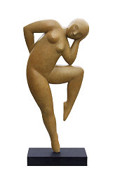 Droombeeld | bronzen beeld van een staande vrouw van Erwin Meijer koopt u nu online! ✓Hoogste kwaliteit ✓Veilig betalen ✓Gratis verzending