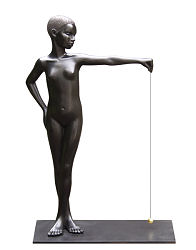 Loodrecht | bronzen beeld van een staande vrouw van Erwin Meijer koopt u nu online! ✓Hoogste kwaliteit ✓Veilig betalen ✓Gratis verzending