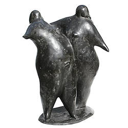 Ladies night | vrouwen beeld in brons van Evert van Hemert koopt u nu online! ✓Hoogste kwaliteit & service ✓Veilig betalen ✓Gratis verzending