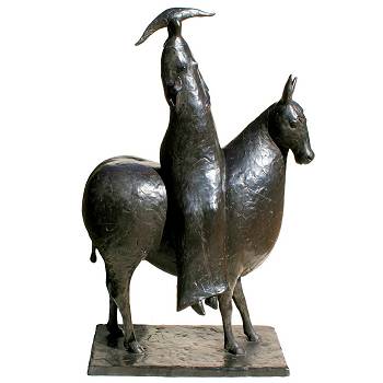 De intocht | bronzen model beeld van Evert van Hemert koopt u nu online! ✓Hoogste kwaliteit & service ✓Veilig betalen ✓Gratis verzending