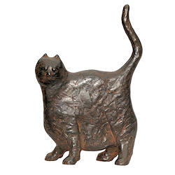 Final cat | bronzen dieren beeld van Evert van Hemert koopt u nu online! ✓Hoogste kwaliteit & service ✓Veilig betalen ✓Gratis verzending