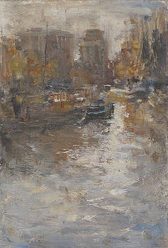 Noorderhaven II | stad schilderij van Flip Gaasendam koopt u nu online! ✓Hoogste kwaliteit ✓Veilig betalen ✓Gratis verzending