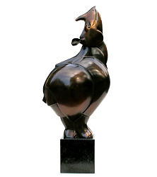 Neushoorn | bronzen beeld van een rhino van Frans van Straaten koopt u nu online! ✓Hoogste kwaliteit ✓Veilig betalen ✓Gratis verzending