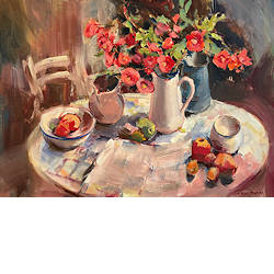 Binnenvallend licht | stilleven schilderij  van Hans Musters koopt u nu online! ✓Hoogste kwaliteit & service ✓Veilig betalen ✓Gratis verzending