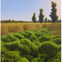 Dutch Hills | landschap schilderij in olieverf van Hans Parlevliet koopt u nu online! ✓Hoogste kwaliteit & service ✓Veilig betalen ✓Gratis verzending