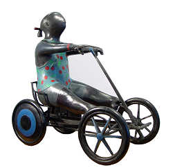 Vliegende Hollander | bronzen beeld van een kind op fiets van Jan de Graaf koopt u nu online! ✓Veilig betalen ✓Gratis verzending