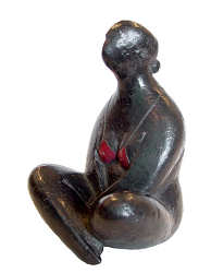 Zonaanbidster | bronzen beeld van een vrouw van Jan de Graaf koopt u nu online! ✓Hoogste kwaliteit ✓Veilig betalen ✓Gratis verzending