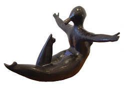 Baadster IV | bronzen beeld van een vrouw van Jan de Graaf koopt u nu online! ✓Hoogste kwaliteit & service ✓Veilig betalen ✓Gratis verzending