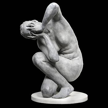 Weight of mind | model-mensen beeld in brons van Jana Buttner koopt u nu online! ✓Hoogste kwaliteit & service ✓Veilig betalen ✓Gratis verzending