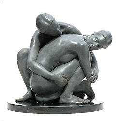 Echo II | model-mensen beeld in brons van Jana Buttner koopt u nu online! ✓Hoogste kwaliteit & service ✓Veilig betalen ✓Gratis verzending