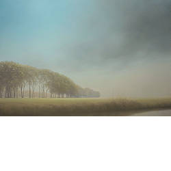 Oktober | landschap schilderij in olieverf van Johan Abeling koopt u nu online! ✓Hoogste kwaliteit & service ✓Veilig betalen ✓Gratis verzending