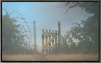 Open | schilderij van een landschap in olieverf van Johan Abeling koopt u nu online! ✓Hoogste kwaliteit ✓Veilig betalen ✓Gratis verzending