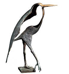 Roerloos | bronzen beeld van een vogel van Leon Veerman koopt u nu online! ✓Hoogste kwaliteit & service ✓Veilig betalen ✓Gratis verzending