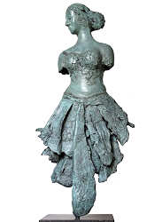 Salome verleidingsdans| bronzen beeld van een vrouw van Marion Visione koopt u nu online! ✓Veilig betalen ✓Gratis verzending