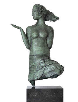 Toekomst | bronzen beeld van een vrouw van Marion Visione koopt u nu online! ✓Hoogste kwaliteit & service ✓Veilig betalen ✓Gratis verzending