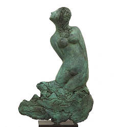 Verleiding | bronzen beeld van een vrouw van Marion Visione koopt u nu online! ✓Hoogste kwaliteit & service ✓Veilig betalen ✓Gratis verzending