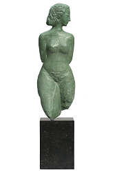 Vrijheid | bronzen beeld van een vrouw van Marion Visione koopt u nu online! ✓Hoogste kwaliteit & service ✓Veilig betalen ✓Gratis verzending