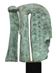 Love letters | bronzen beeld van een vrouw van Marion Visione koopt u nu online! ✓Hoogste kwaliteit ✓Veilig betalen ✓Gratis verzending