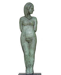 Vrijheid klein | bronzen beeld van een vrouw van Marion Visione koopt u nu online! ✓Hoogste kwaliteit ✓Veilig betalen ✓Gratis verzending