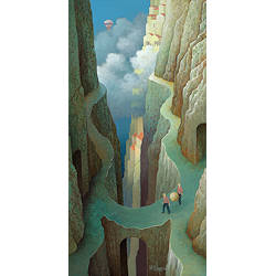 Het smalle pad naar het Noorden | schilderij van Michiel Schrijver koopt u nu online! ✓Hoogste kwaliteit & service ✓Veilig betalen ✓Gratis verzending