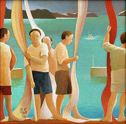 ZeeStreken 6 | architectuur schilderij van Michiel Schrijver koopt u nu online! ✓Hoogste kwaliteit & service ✓Veilig betalen ✓Gratis verzending