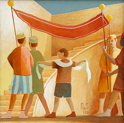 ZeeStreken 21 | architectuur schilderij van Michiel Schrijver koopt u nu online! ✓Hoogste kwaliteit & service ✓Veilig betalen ✓Gratis verzending