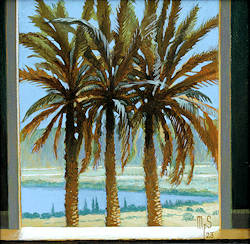 Zicht 3 | architectuur schilderij van Michiel Schrijver koopt u nu online! ✓Hoogste kwaliteit & service ✓Veilig betalen ✓Gratis verzending