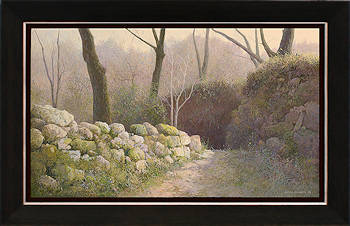 Een goed pad | landschap schilderij van Peter Durieux koopt u nu online! ✓Hoogste kwaliteit & service ✓Veilig betalen ✓Gratis verzending