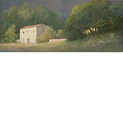 La Plaine de Coulet | landschap schilderij van Peter Durieux koopt u nu online! ✓Hoogste kwaliteit & service ✓Veilig betalen ✓Gratis verzending