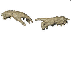 Tremendum et fascinans | muurmodel beeld in brons van Philippe Timmermans koopt u nu online! & service ✓Veilig betalen ✓Gratis verzending