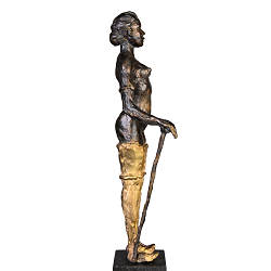 In Gold | model-mensen beeld in brons van Romee Kanis koopt u nu online! ✓Hoogste kwaliteit & service ✓Veilig betalen ✓Gratis verzending