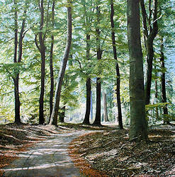 In de Stilte van het Moment | landschap schilderij in acrylverf van Wout Wachtmeester koopt u nu online! ✓Hoogste kwaliteit & service ✓Veilig betalen ✓Gratis verzending