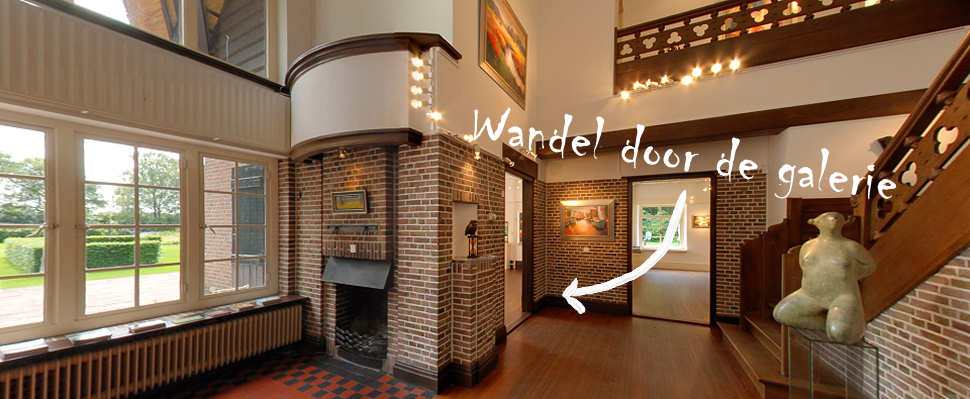 Virtueel binnen kijken in het landhuis galerie Wildevuur