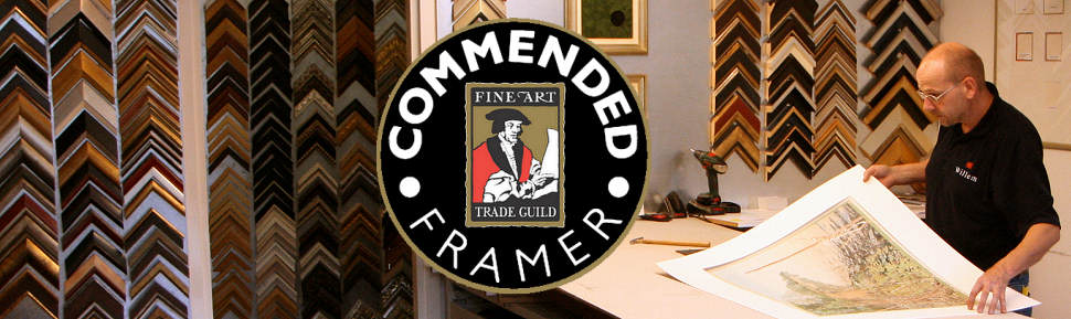 Lijstenmakerij Wildevuur is Guild Commended Framer gecertificeerd door het Worldwide Fine Art Trade Guild